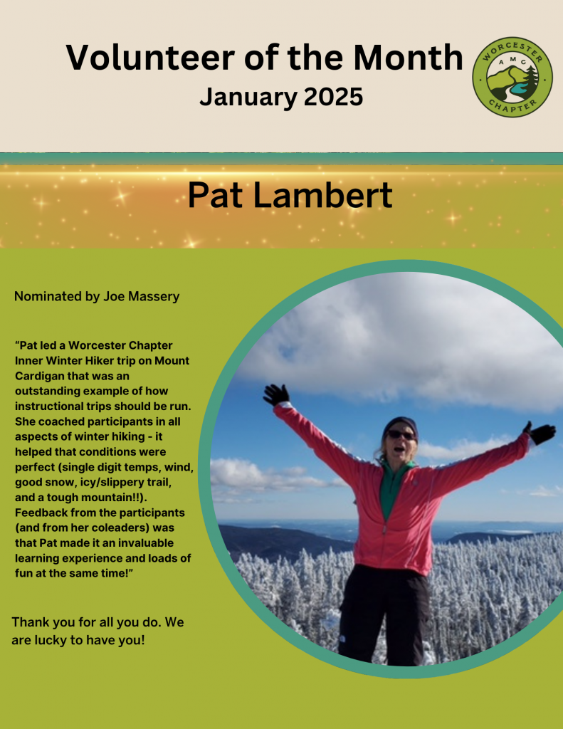 VOM – Jan 2025 – Pat Lambert